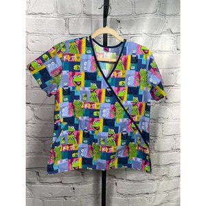 EUC Disney Scrub Top